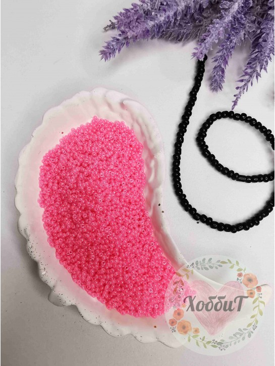 Бисер 13/0 класс А, калиброванный Чехия (розовый №2 перламутровый)